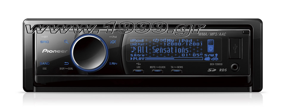 DEH-7200SD PIONEER CD Tuner with iPod Control, SD